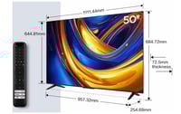 شاشة TCL سمارت 50 بوصة UHD 50P61B 4K