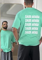 تي شيرت Saudi Arabia أخضر