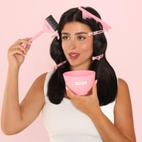 اكسسوارات سنوايت طقم فرش الشعر مع حقيبة