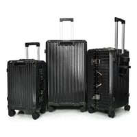 طقم شنط سفر ثلاثة قطع ABS مع إطار و زوايا ألومنيوم...