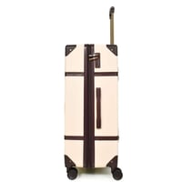 شنط سفر فايبر كلاسيكية – طقم 7 قطع لون بيج و بني غ...