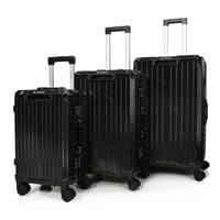 طقم شنط سفر ثلاثة قطع ABS مع إطار و زوايا ألومنيوم...