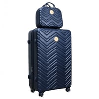 طقم حقائب سفر بعجلات من 4 قطع من ستار لاين كحلي