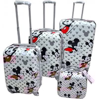 شنط سفر ميكي ماوس 4 قطع 3 الوان
