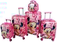 شنط ميني ماوس بعجلات وبتصميم للاطفال والبنات مكونة...