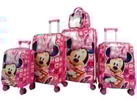 شنط ميني ماوس بعجلات وبتصميم للاطفال والبنات مكونة...