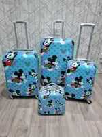 شنط سفر ميكي ماوس 4 قطع 3 الوان