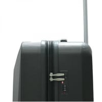 مورانو مجموعة شنط سفر بتصميم سادة 5 قطع رمادي غامق...