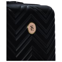 طقم حقائب سفر بعجلات من 5 قطع من ستار لاين أسود