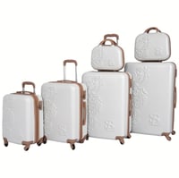 طقم شنط فايبر 6 قطع بعدة الوان