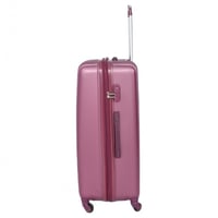 شنط فايبر مخطط 5 قطع لون عودي