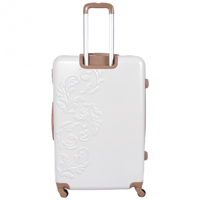 شنط سفر فايبر 4 قطع شكل مشجر لون بيج