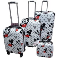 شنط سفر ميكي ماوس 4 قطع 3 الوان