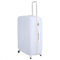 طقم شنط على شكل دوائر 5 قطع لون ابيض