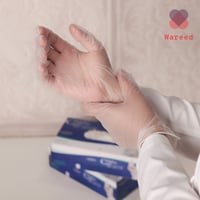قفازات فينيل بدون بودرة 80حبة مقاس L