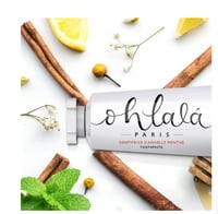 مجموعة Ohlalá الميني للسفر - معجون أسنان القرفة وا...