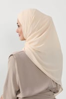 حجاب شيفون بمغناطيس وقبعة جانبي