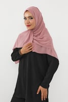 حجاب شيفون بمغناطيس وقبعة جانبي