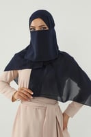 طقم طرحة ولثام مطاط