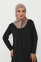 حجاب شيفون بمغناطيس وقبعة جانبي