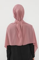 حجاب شيفون بمغناطيس وقبعة بالوسط