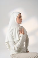 حجاب رياضي - اوف وايت