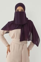 طقم طرحة ولثام مطاط