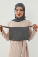 طقم طرحة ولثام ربط