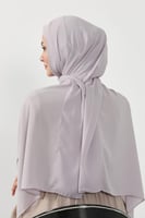 حجاب شيفون بمغناطيس وقبعة بالوسط