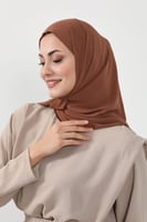 حجاب شيفون بمغناطيس وقبعة جانبي