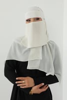 طقم طرحة ونقاب