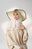 طقم قبعة كاملة مع طرحة صيفية