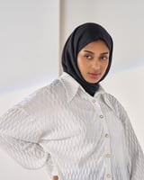 طرحة شيفون مبطن - بيج غامق