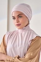 تغطية الرقبة زم - وردي فاتح أو لحمي