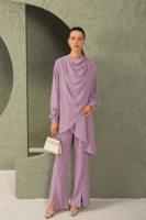 طقم بدلة حجاب - ليلك