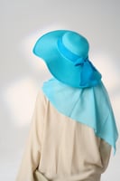 طقم قبعة كاملة مع طرحة صيفية