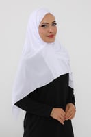 حجاب شيفون بمغناطيس وقبعة جانبي