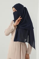 طقم طرحة ولثام ربط