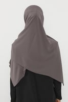 حجاب شيفون بمغناطيس وقبعة جانبي