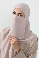 طقم طرحة ولثام 23