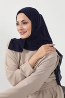 حجاب شيفون بمغناطيس وقبعة جانبي