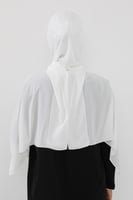 حجاب شيفون بمغناطيس وقبعة بالوسط