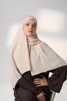 لثام مع طرحة بيج