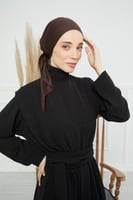 توربان قطني ربط من الخلف - بني داكن