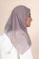 حجاب شاش تركي ميني | رمادي فاتح