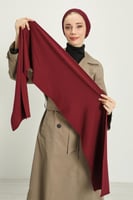 توربان شتوي قطني ثقيل مع سكارف