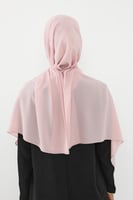 حجاب شيفون بمغناطيس وقبعة بالوسط