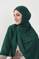 حجاب شيفون بمغناطيس وقبعة بالوسط