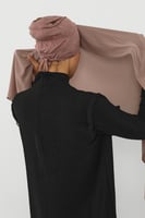 حجاب شيفون بمغناطيس وقبعة جانبي