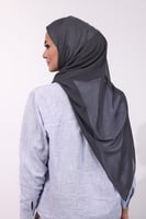 طرحة شيفون مبطنه للعباية-رمادي